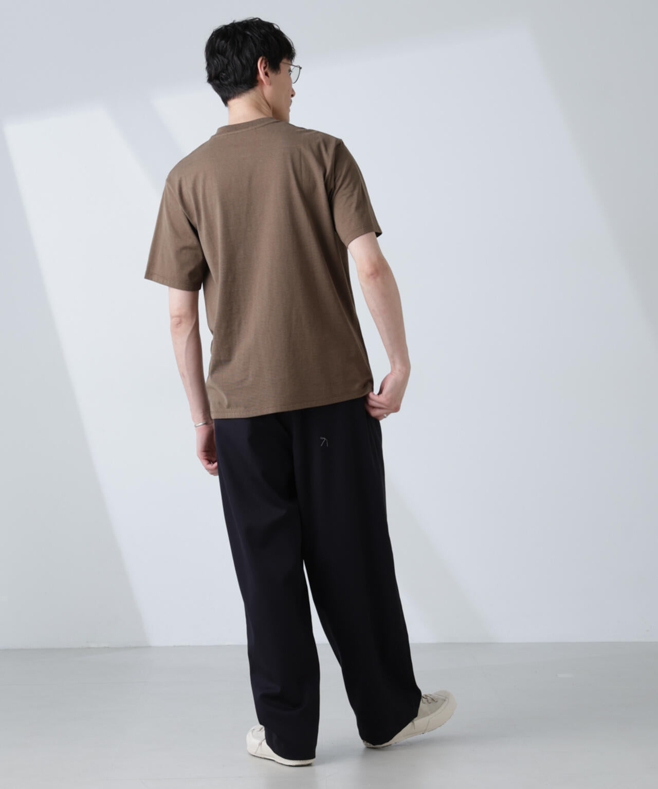 「大人のワイドパンツ」2タックワイドトラウザーズ 6685127232