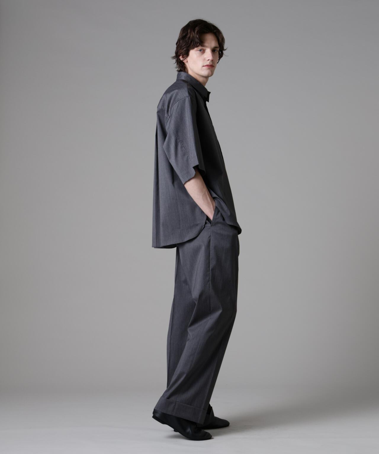 「ASSEMBLANC」ウォッシャブルW/T1タックイージースラックス 6685127236