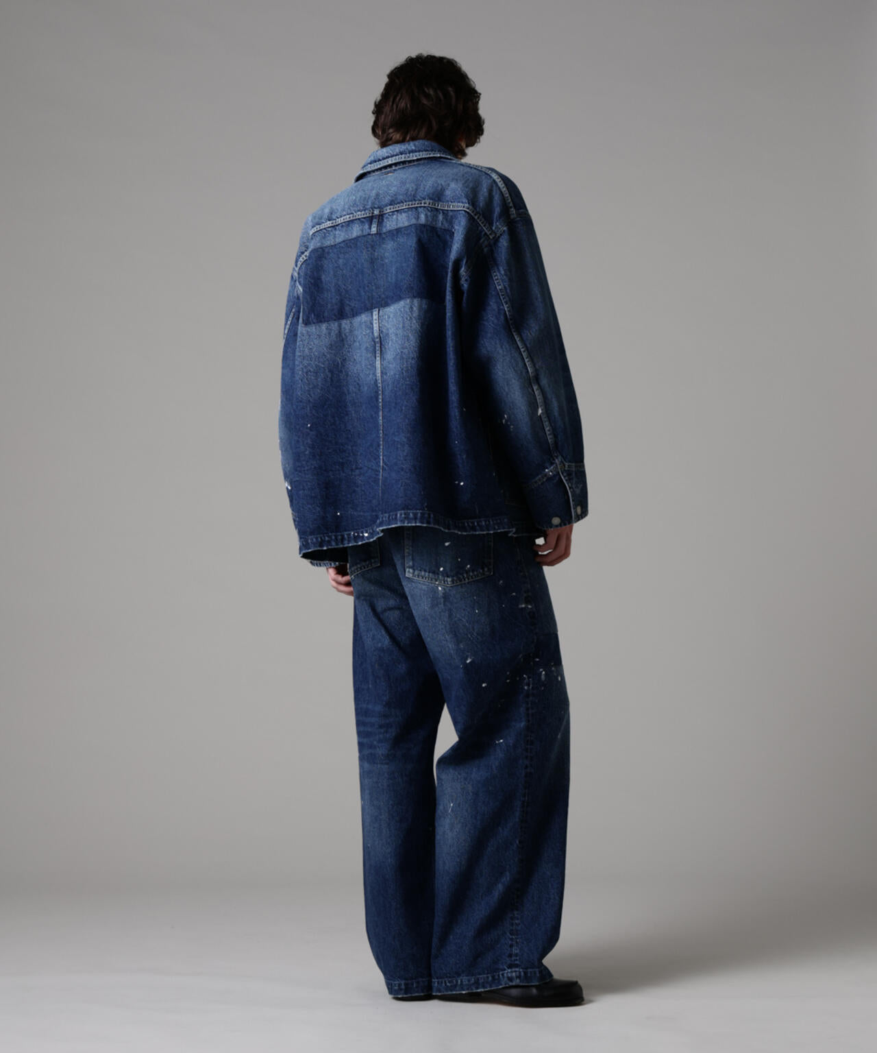 「ASSEMBLANC」リメイクワイドデニムパンツ(セットアップ可) 6685127237