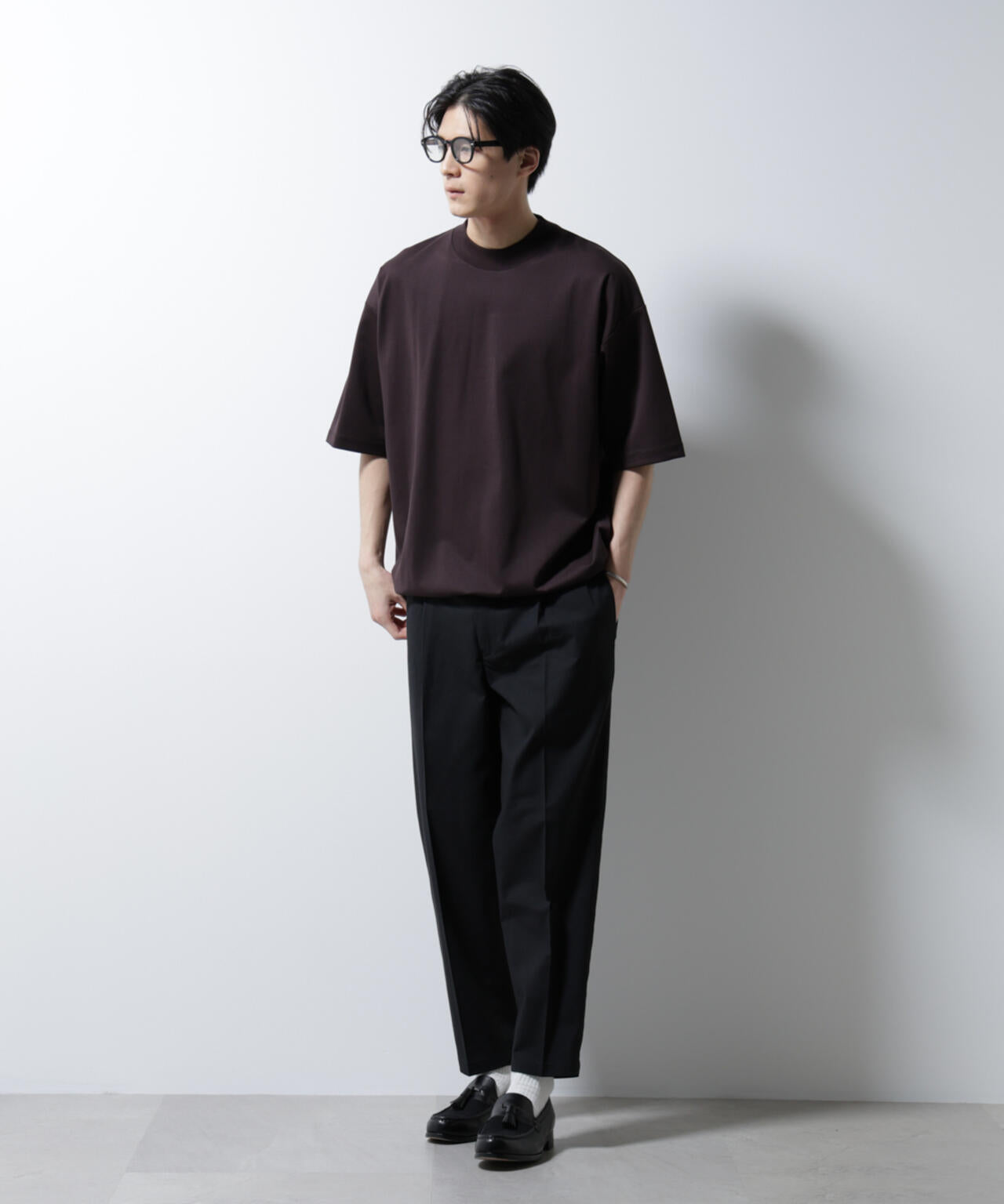 サイドシャーリング リネンパンツ 6685127240