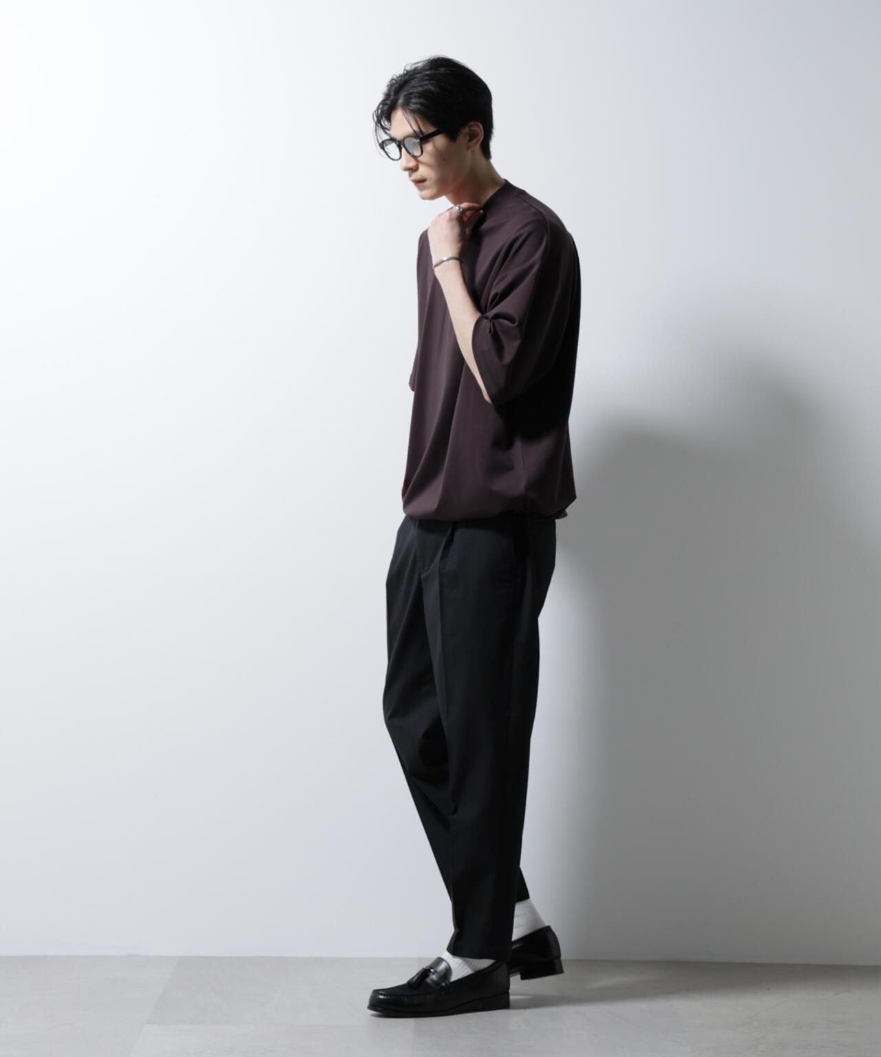 サイドシャーリング リネンパンツ 6685127240