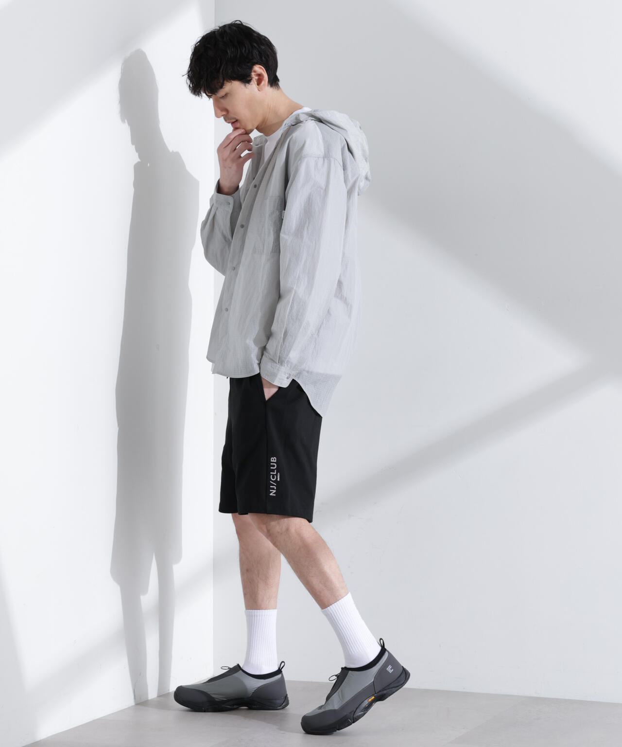 「NJ/CLUB」 USAコットン ハーフパンツ 6685128202