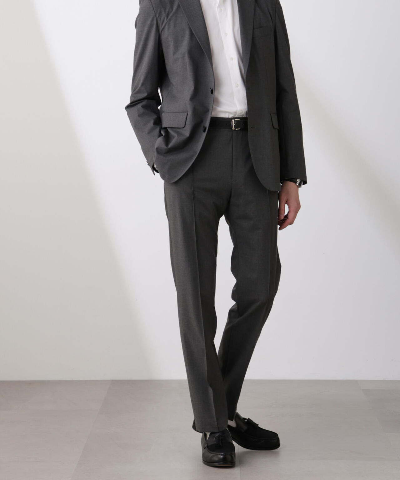 「N TROUSERS BASIC」トロピカルストレッチパンツ(セットアップ可) 6685129202