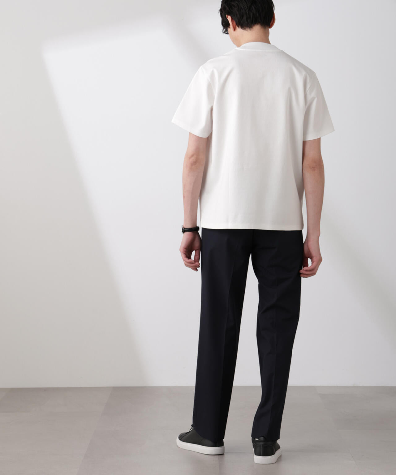 「N TROUSERS BASIC」トロピカルストレッチストレートパンツ(セットアップ可) 6685129203