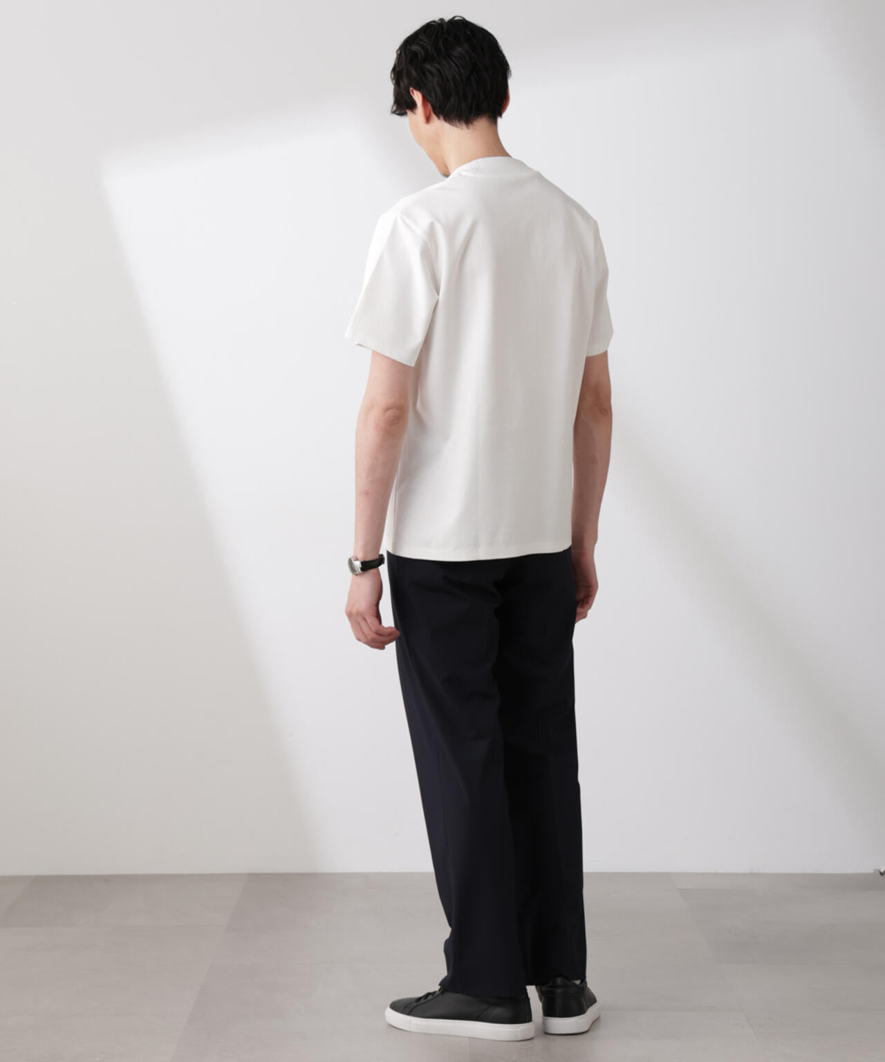 「N TROUSERS BASIC」トロピカルストレッチストレートパンツ(セットアップ可) 6685129203