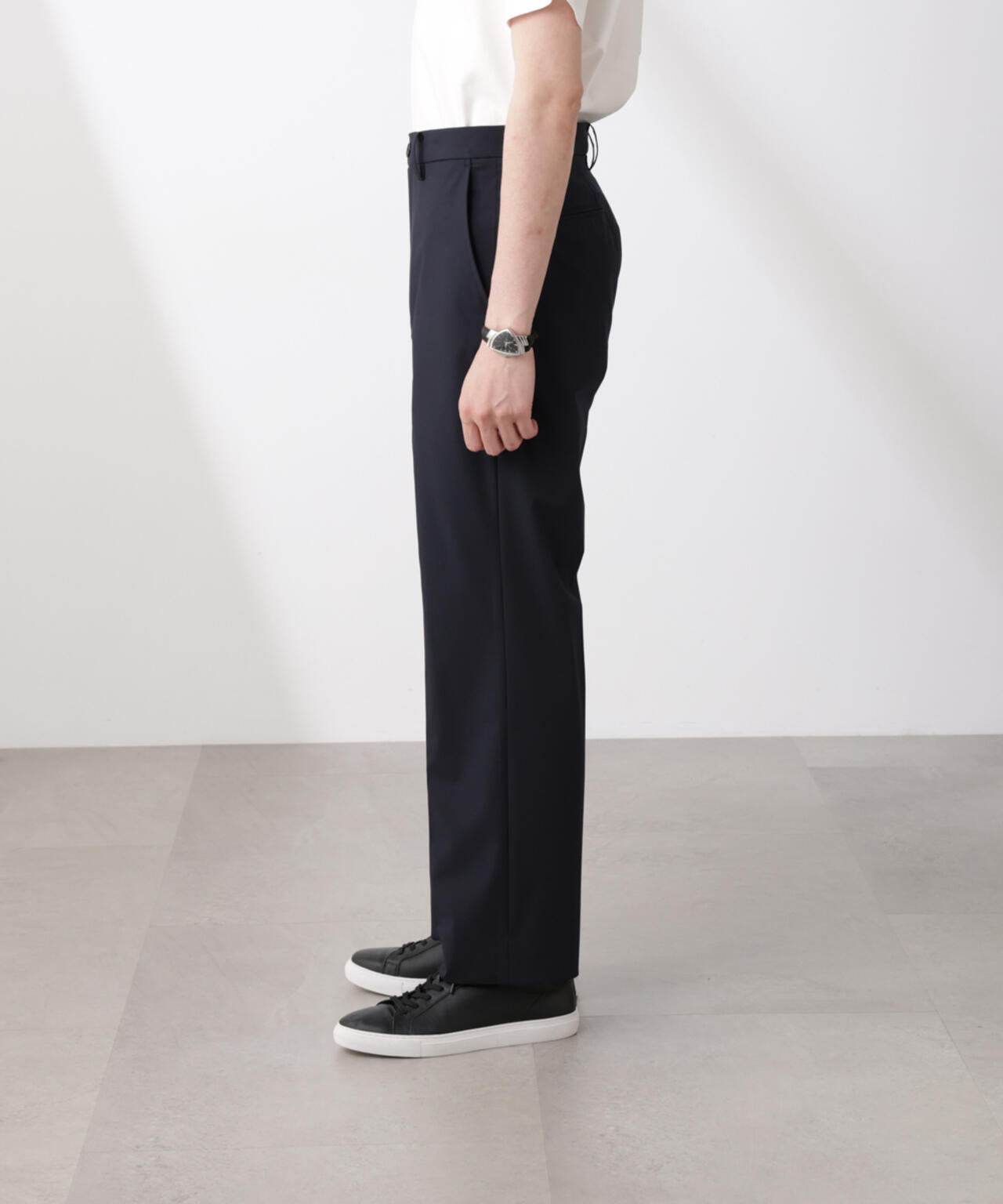 「N TROUSERS BASIC」トロピカルストレッチストレートパンツ(セットアップ可) 6685129203