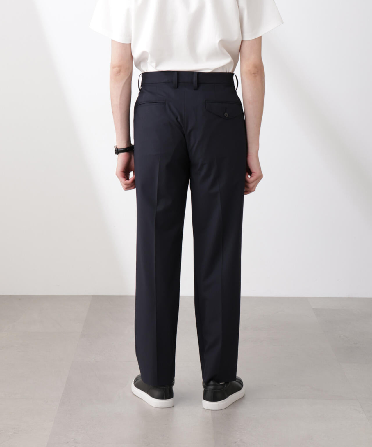 「N TROUSERS BASIC」トロピカルストレッチストレートパンツ(セットアップ可) 6685129203