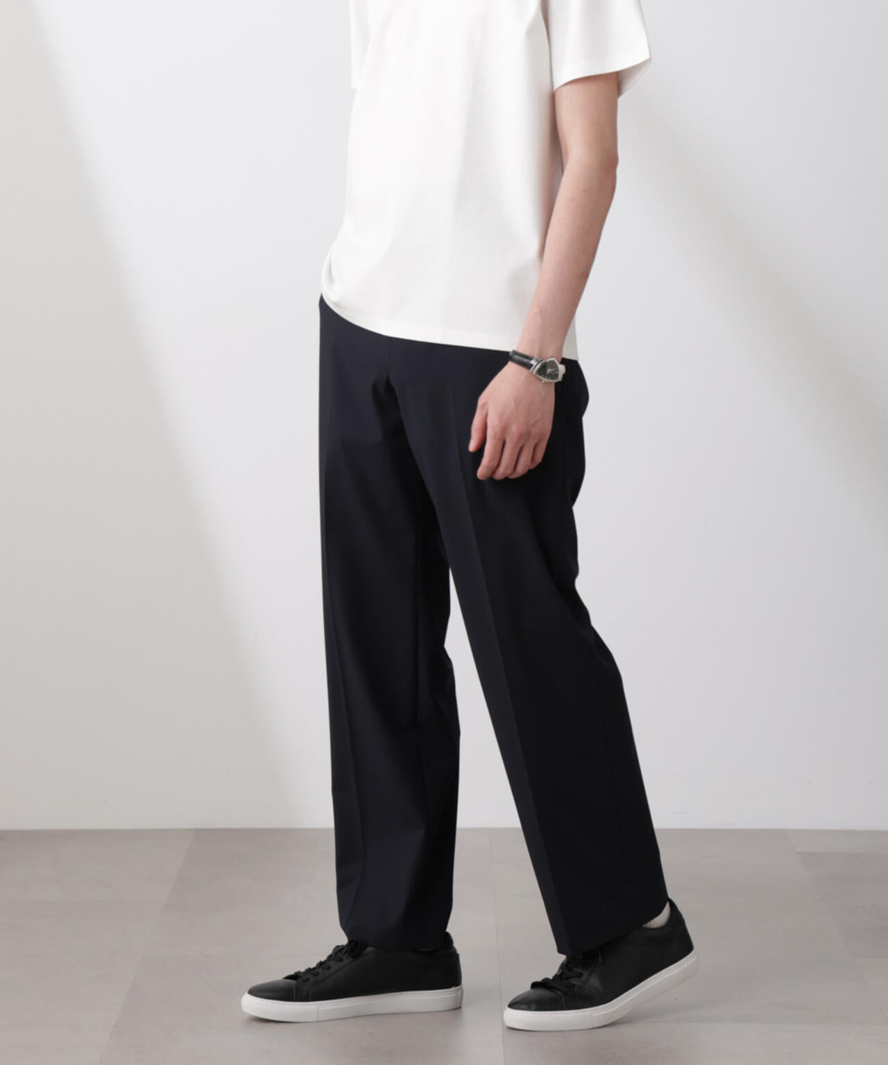「N TROUSERS BASIC」トロピカルストレッチストレートパンツ(セットアップ可) 6685129203