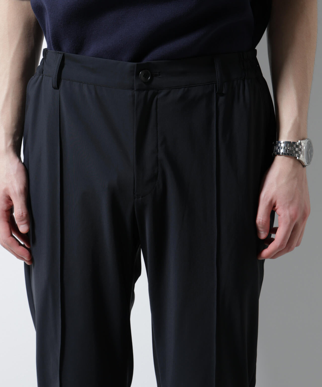 「N TROUSERS PREMIUM」クールタッチ4WAYストレッチパンツ撥水(セットアップ可) 6685129205