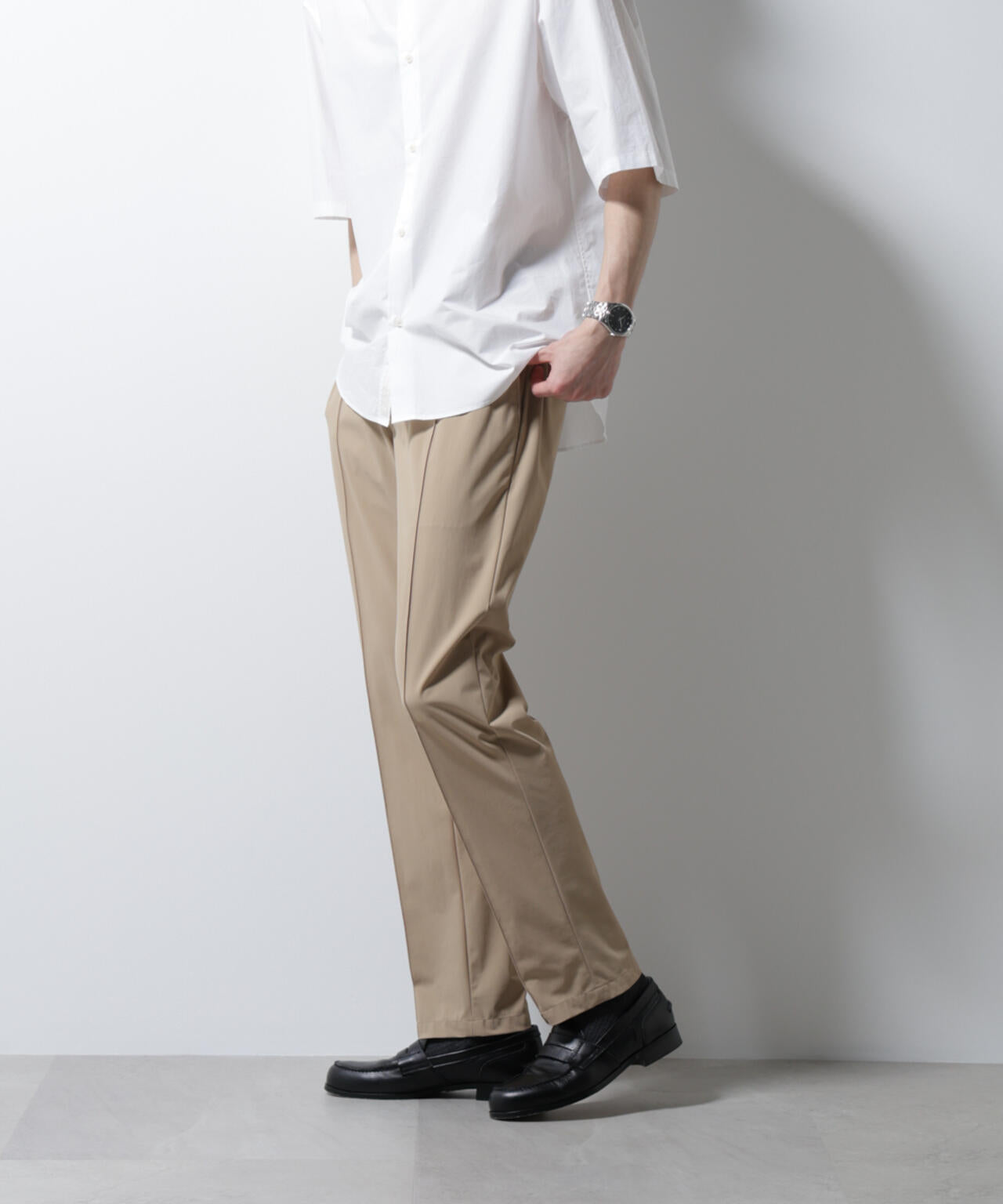 「N TROUSERS PREMIUM」クールタッチ4WAYストレッチパンツ撥水(セットアップ可) 6685129205