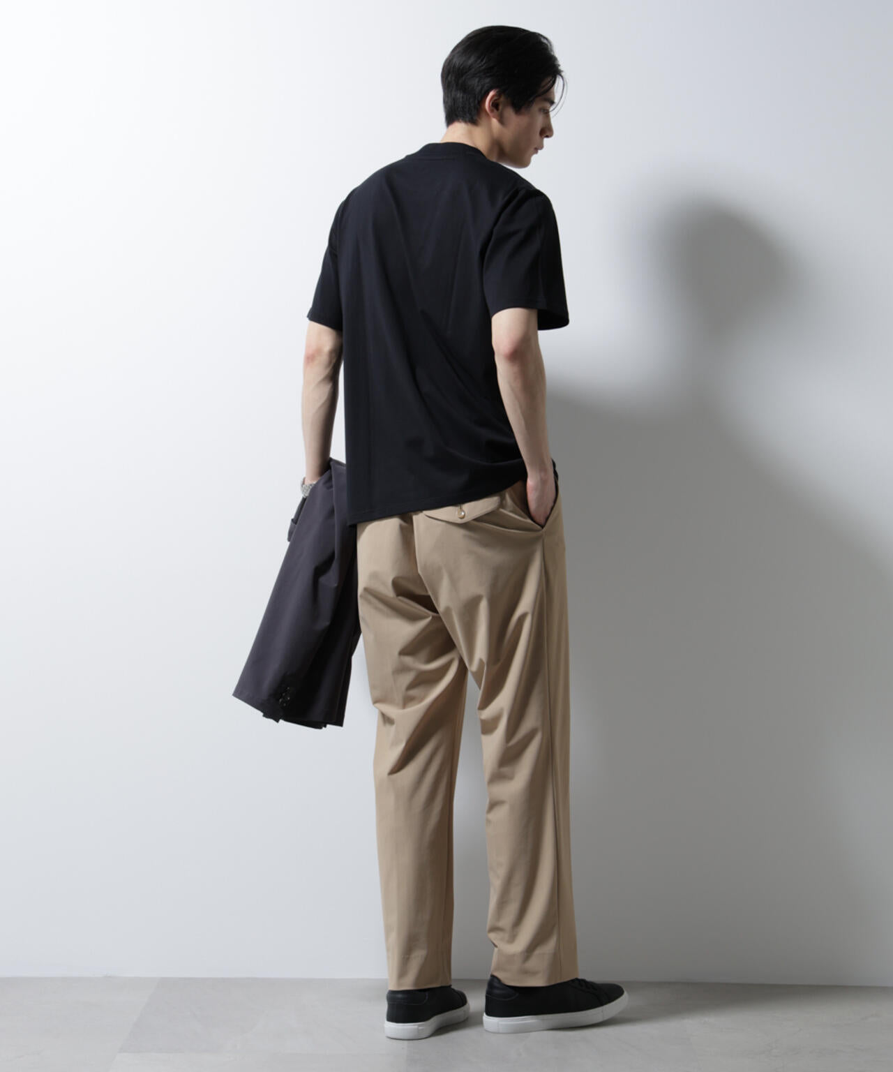 「NTROUSERS PREMIUM」クールタッチストレッチストレートパンツ撥水(セットアップ可) 6685129206