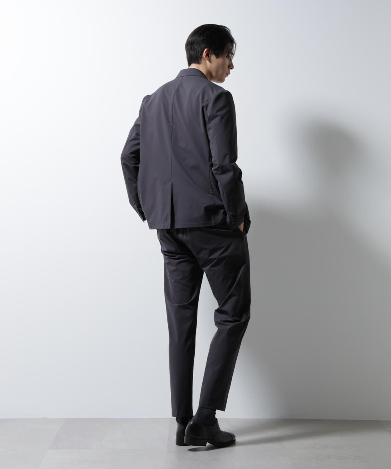 「N TROUSERS BASIC」ダントツオチール防汚テックストレッチパンツ(セットアップ可) 6685129207