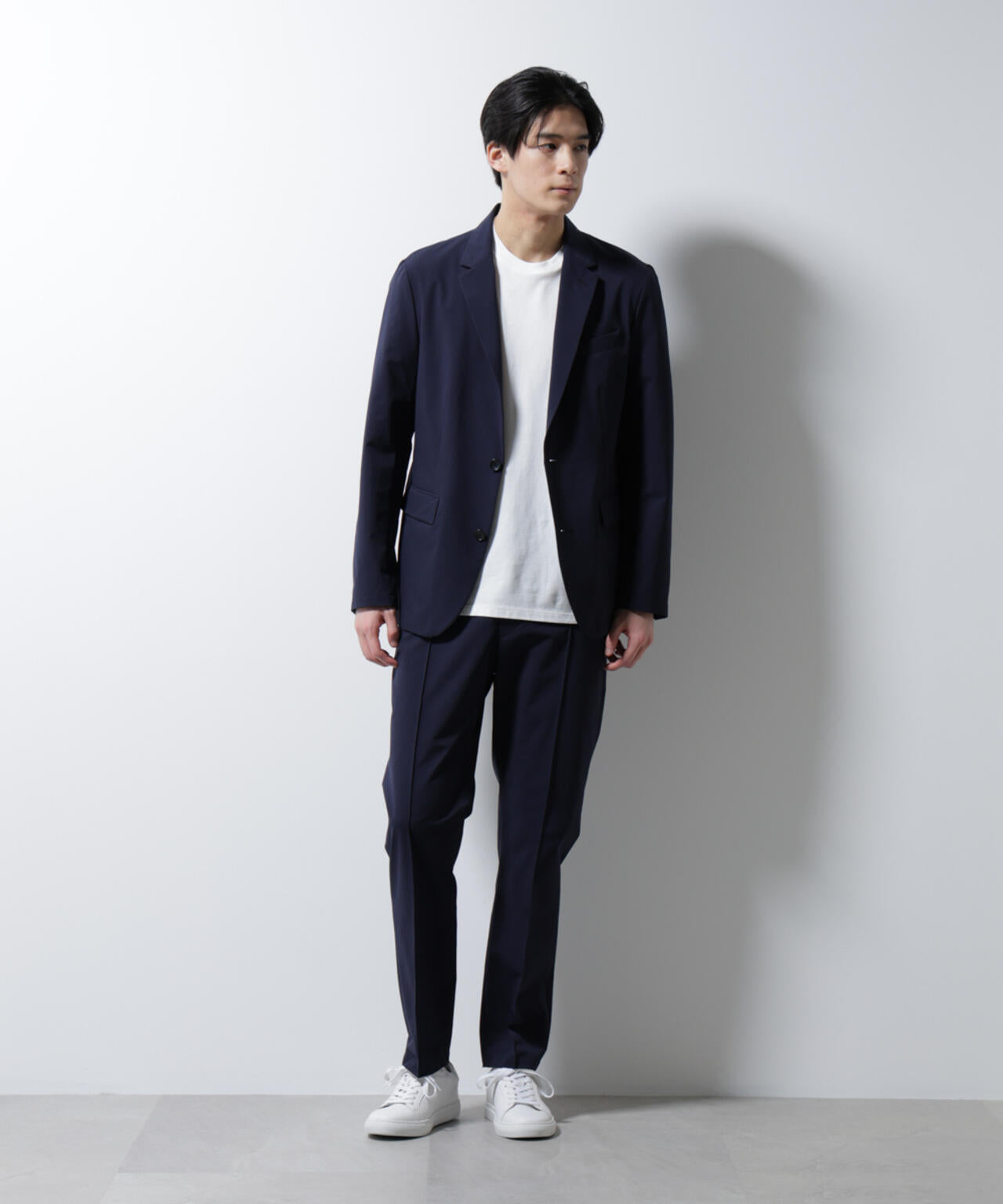 「N TROUSERS BASIC」ダントツオチール防汚テックストレッチパンツ(セットアップ可) 6685129207