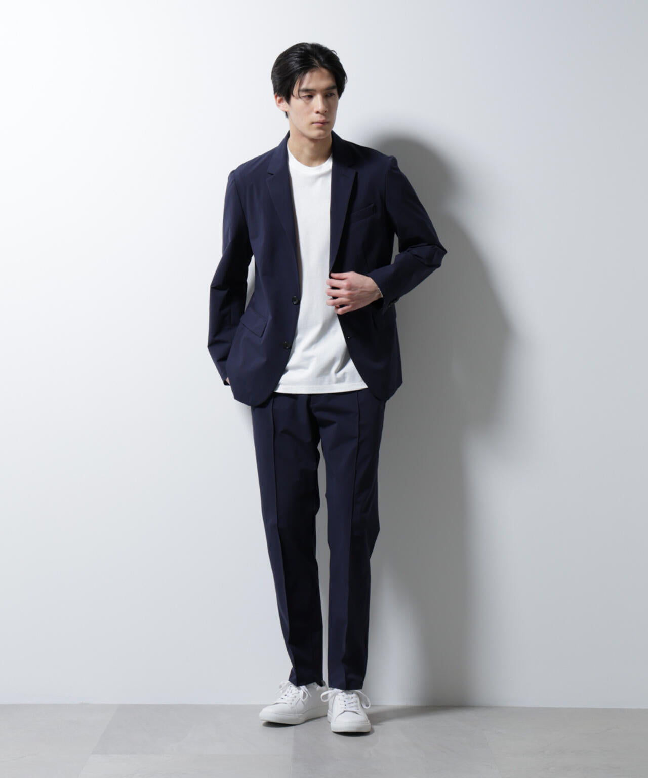 「N TROUSERS BASIC」ダントツオチール防汚テックストレッチパンツ(セットアップ可) 6685129207
