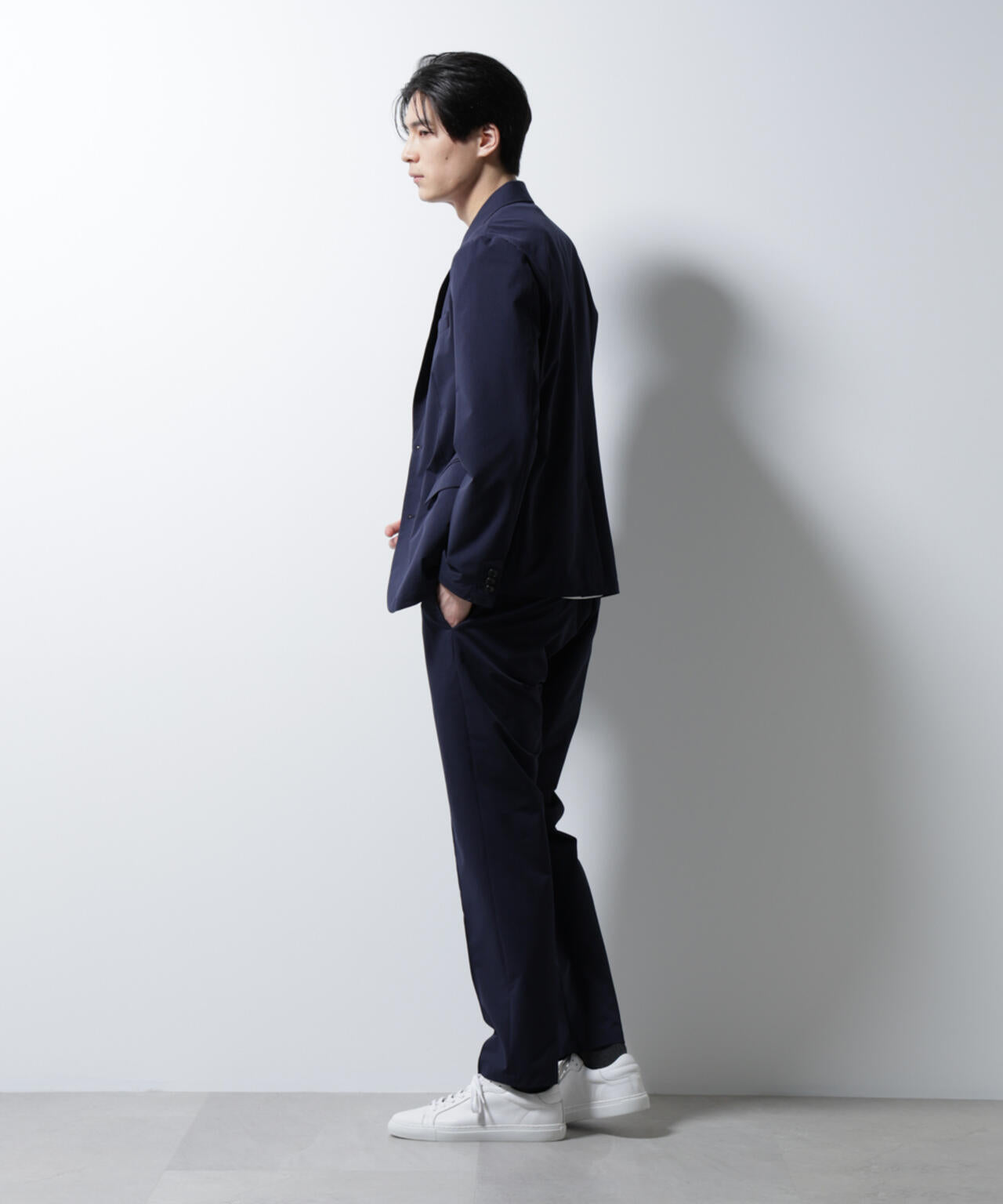 「N TROUSERS BASIC」ダントツオチール防汚テックストレッチパンツ(セットアップ可) 6685129207