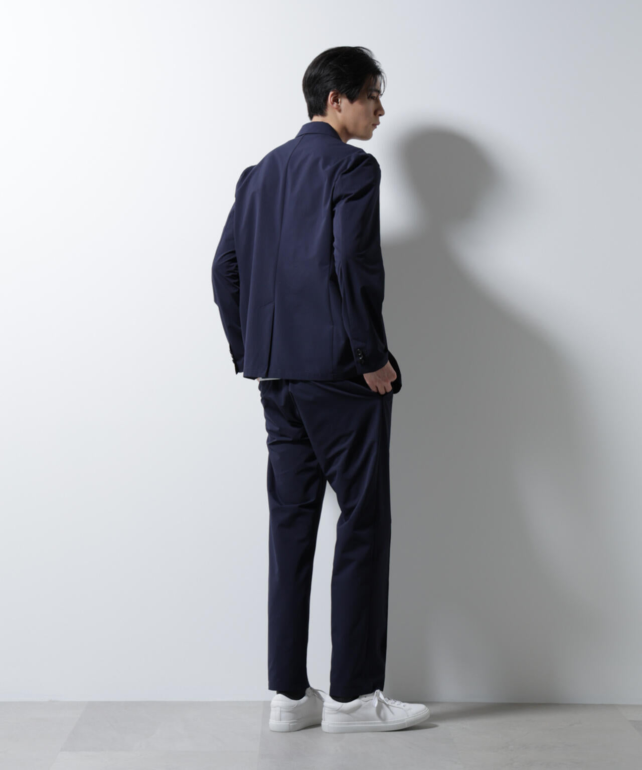 「N TROUSERS BASIC」ダントツオチール防汚テックストレッチパンツ(セットアップ可) 6685129207