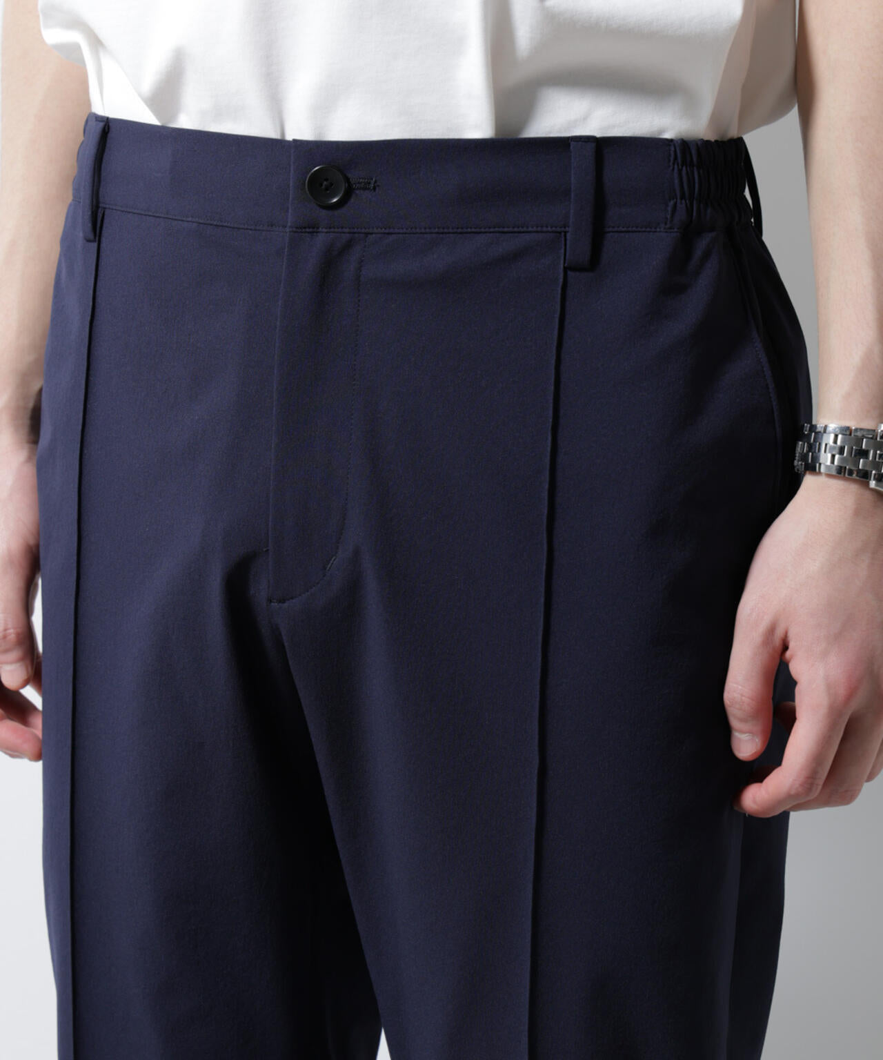 「N TROUSERS BASIC」ダントツオチール防汚テックストレッチパンツ(セットアップ可) 6685129207