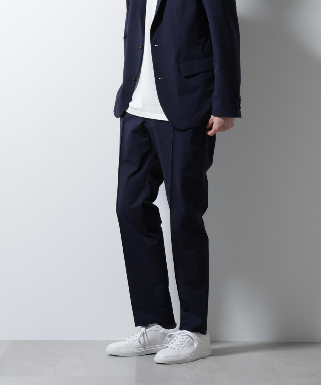 「N TROUSERS BASIC」ダントツオチール防汚テックストレッチパンツ(セットアップ可) 6685129207