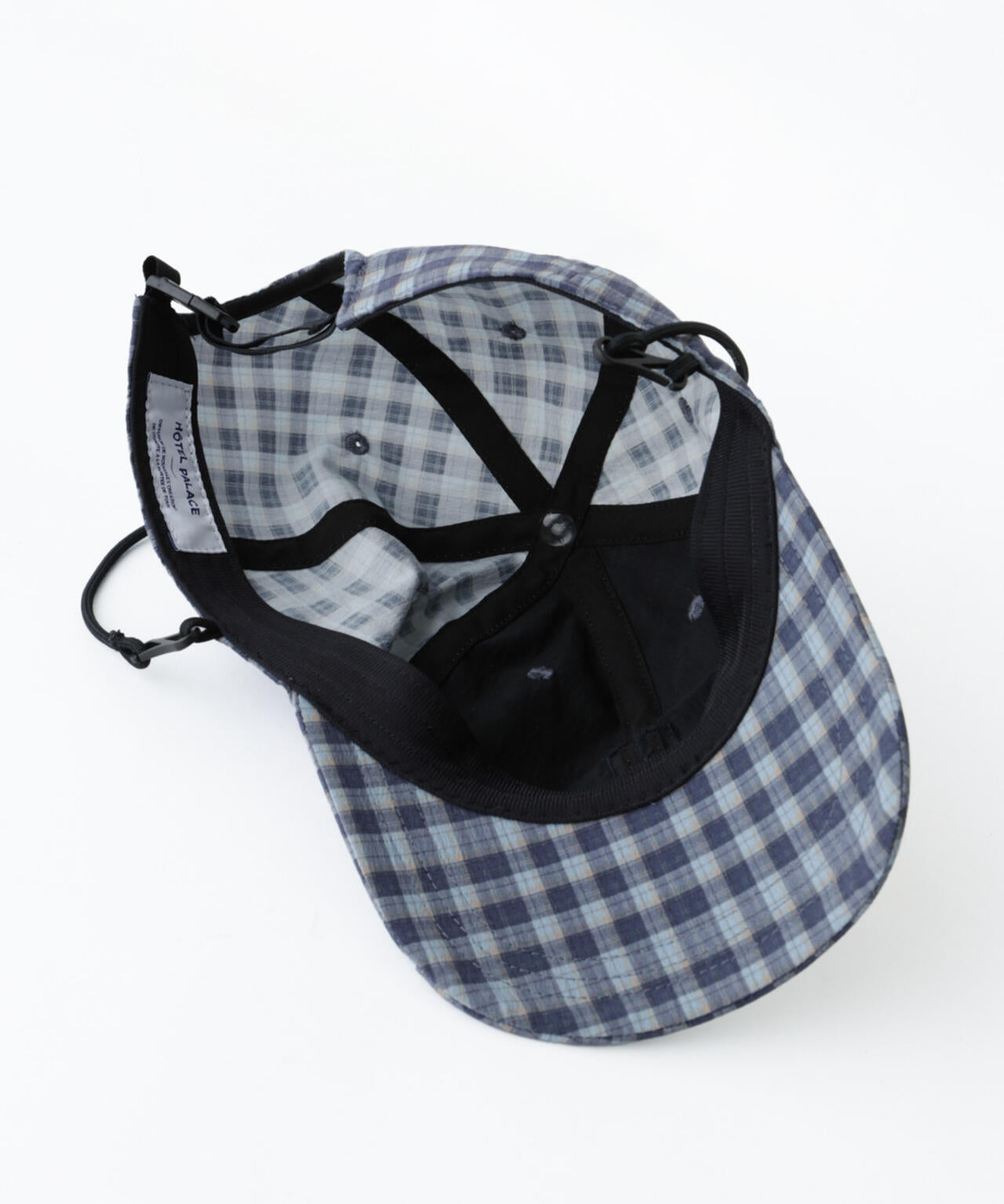 「HOTEL PALACE」 オテルパラス デジタルプリントチェックキャップ 6685139201