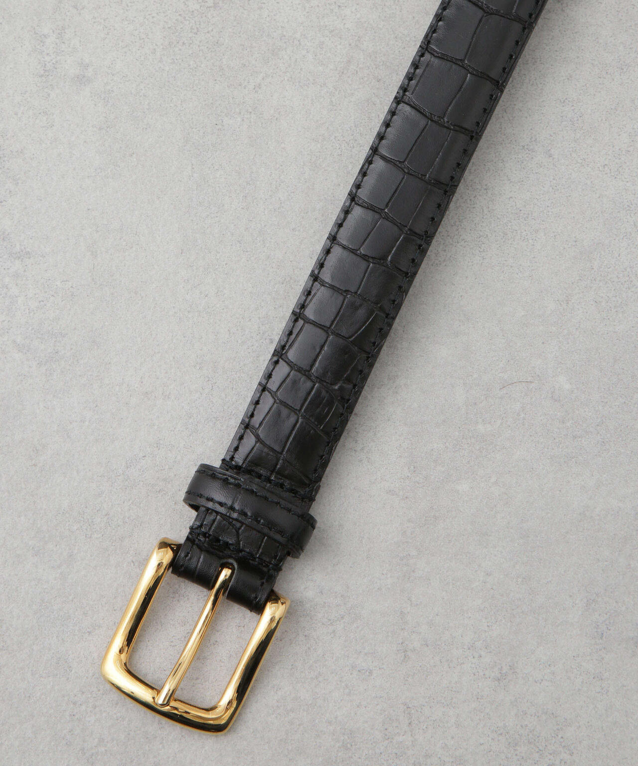 日本製 クロコ型押しベルト 6685150206