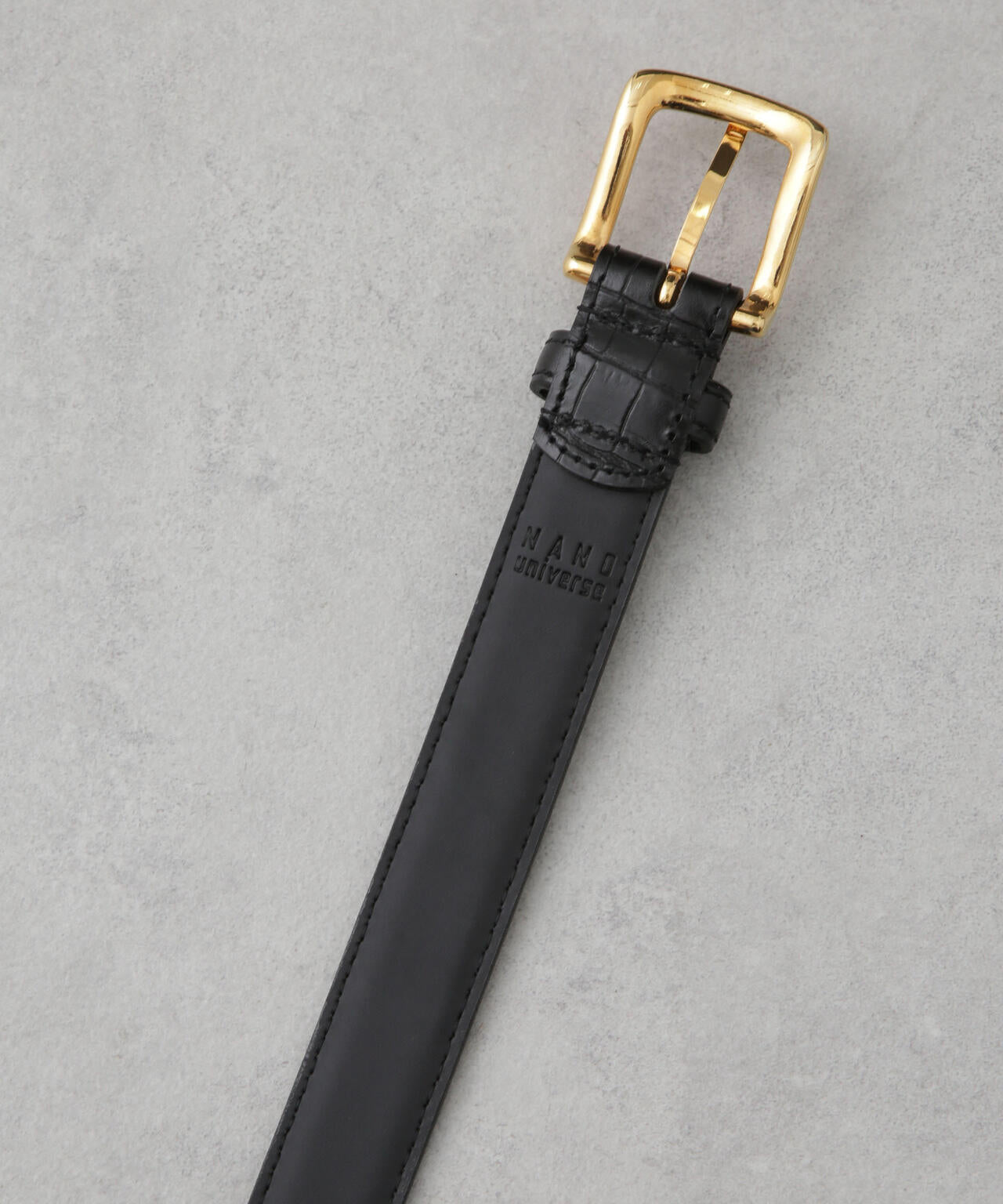 日本製 クロコ型押しベルト 6685150206