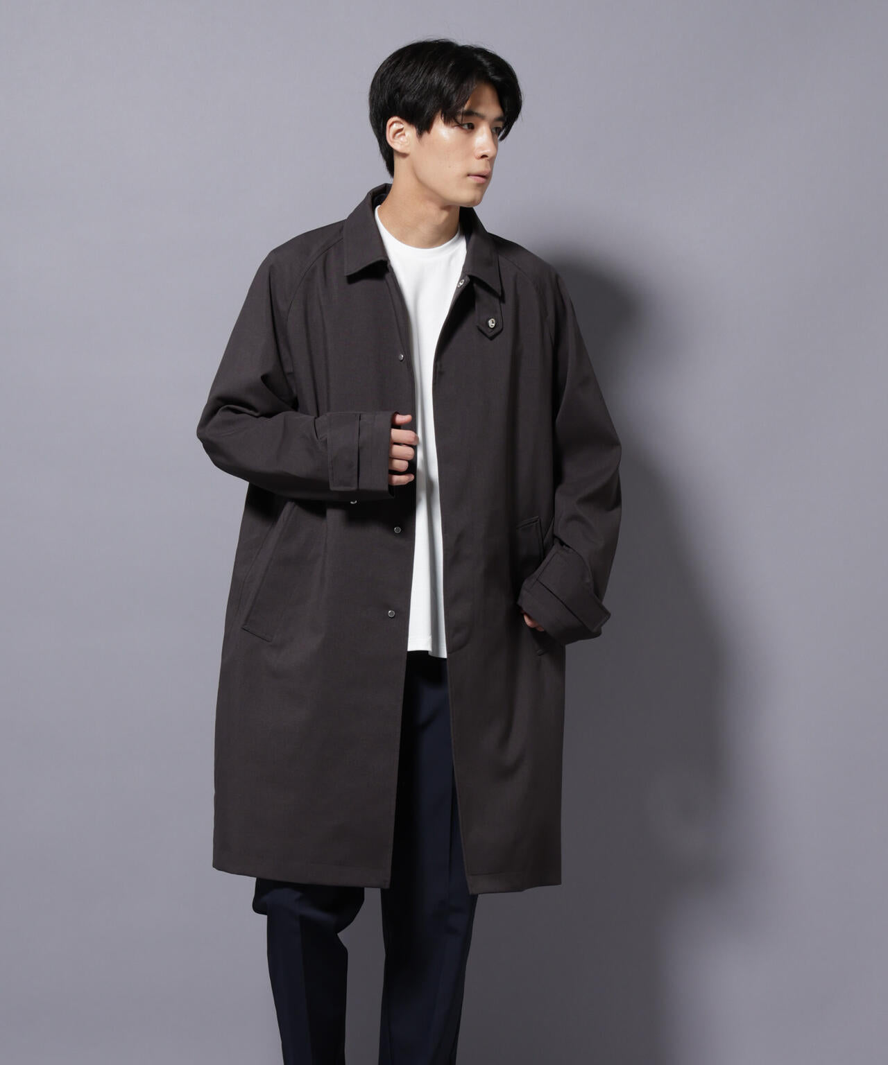 「RainComfortWear」ダントツ撥水透湿コーティングステンカラーコート 6685211207