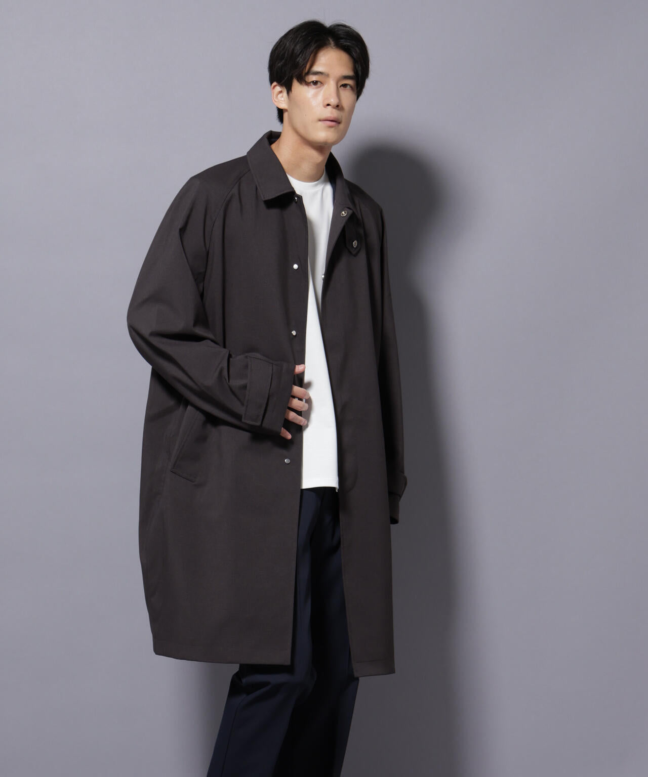 「RainComfortWear」ダントツ撥水透湿コーティングステンカラーコート 6685211207