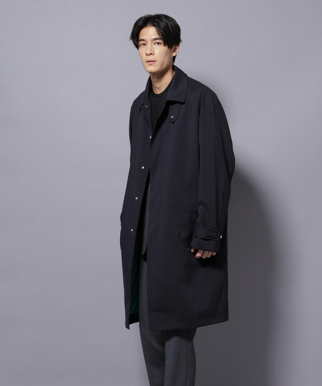 「RainComfortWear」ダントツ撥水透湿コーティングステンカラーコート 6685211207