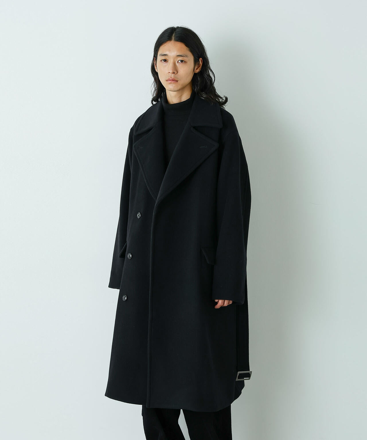 「HOTEL PALACE」ウールカシミヤ ロングコート 6685211210