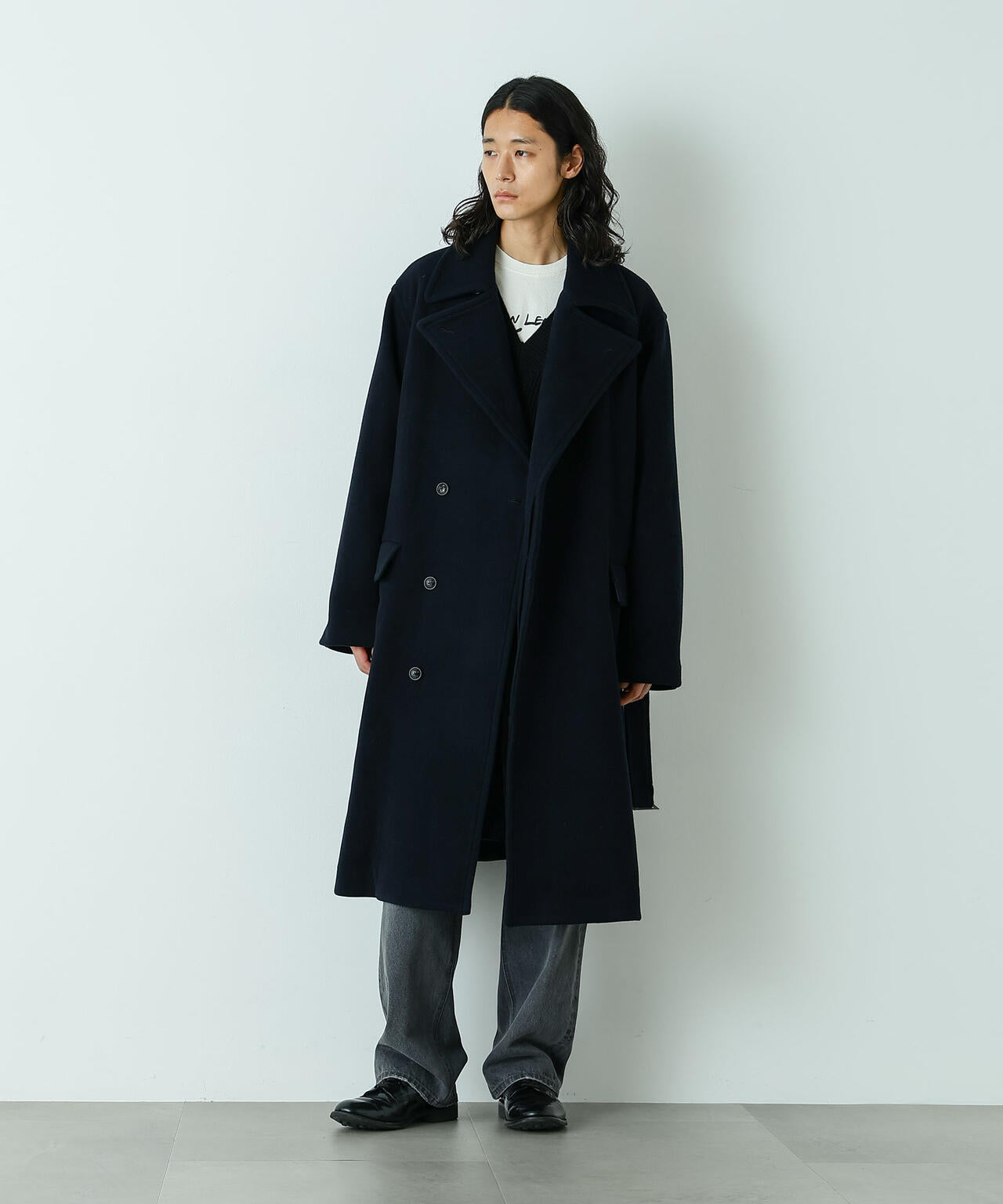 「HOTEL PALACE」ウールカシミヤ ロングコート 6685211210