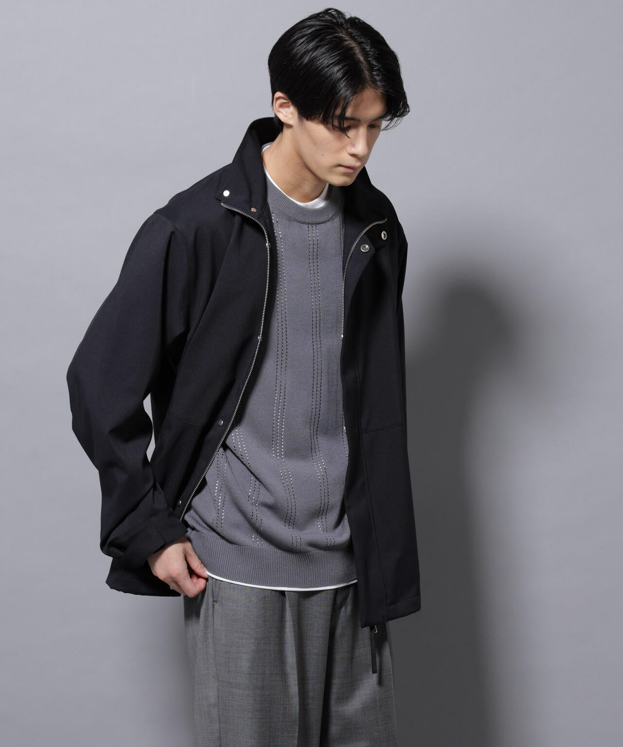 「RainComfortWear」ダントツ撥水透湿コーティング2WAYブルゾン 6685212203