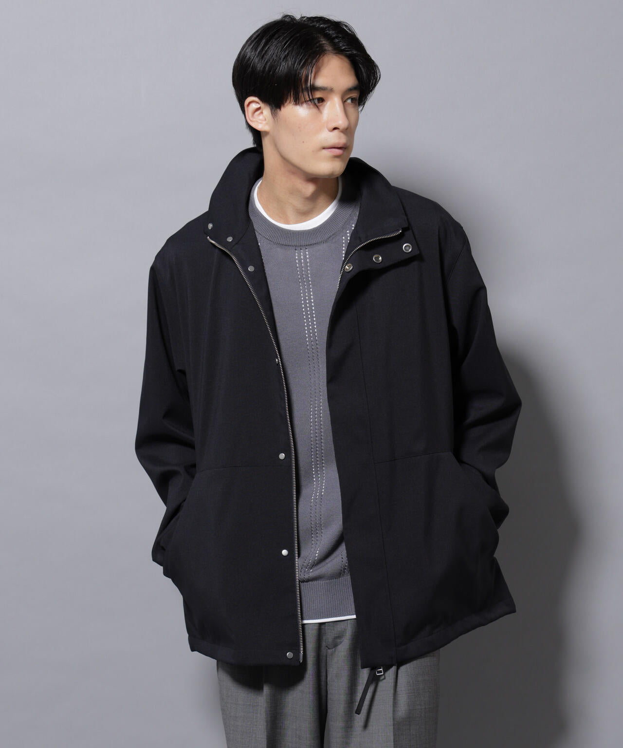 「RainComfortWear」ダントツ撥水透湿コーティング2WAYブルゾン 6685212203