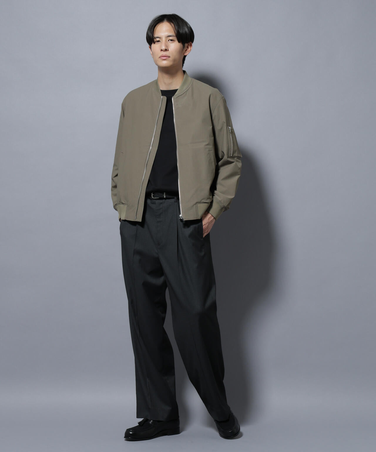 「N BASIC」TEXBRID(R)ツイルMA-1/撥水(セットアップ可) 6685212204