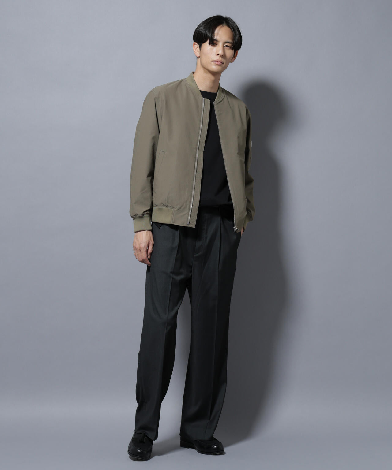 「N BASIC」TEXBRID(R)ツイルMA-1/撥水(セットアップ可) 6685212204