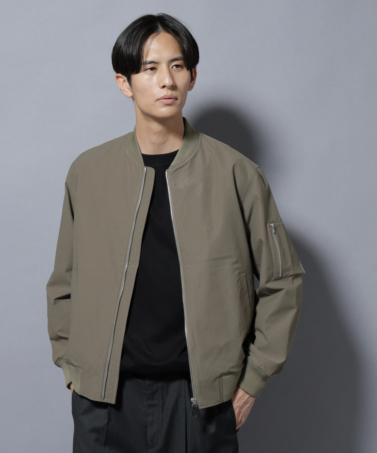 「N BASIC」TEXBRID(R)ツイルMA-1/撥水(セットアップ可) 6685212204