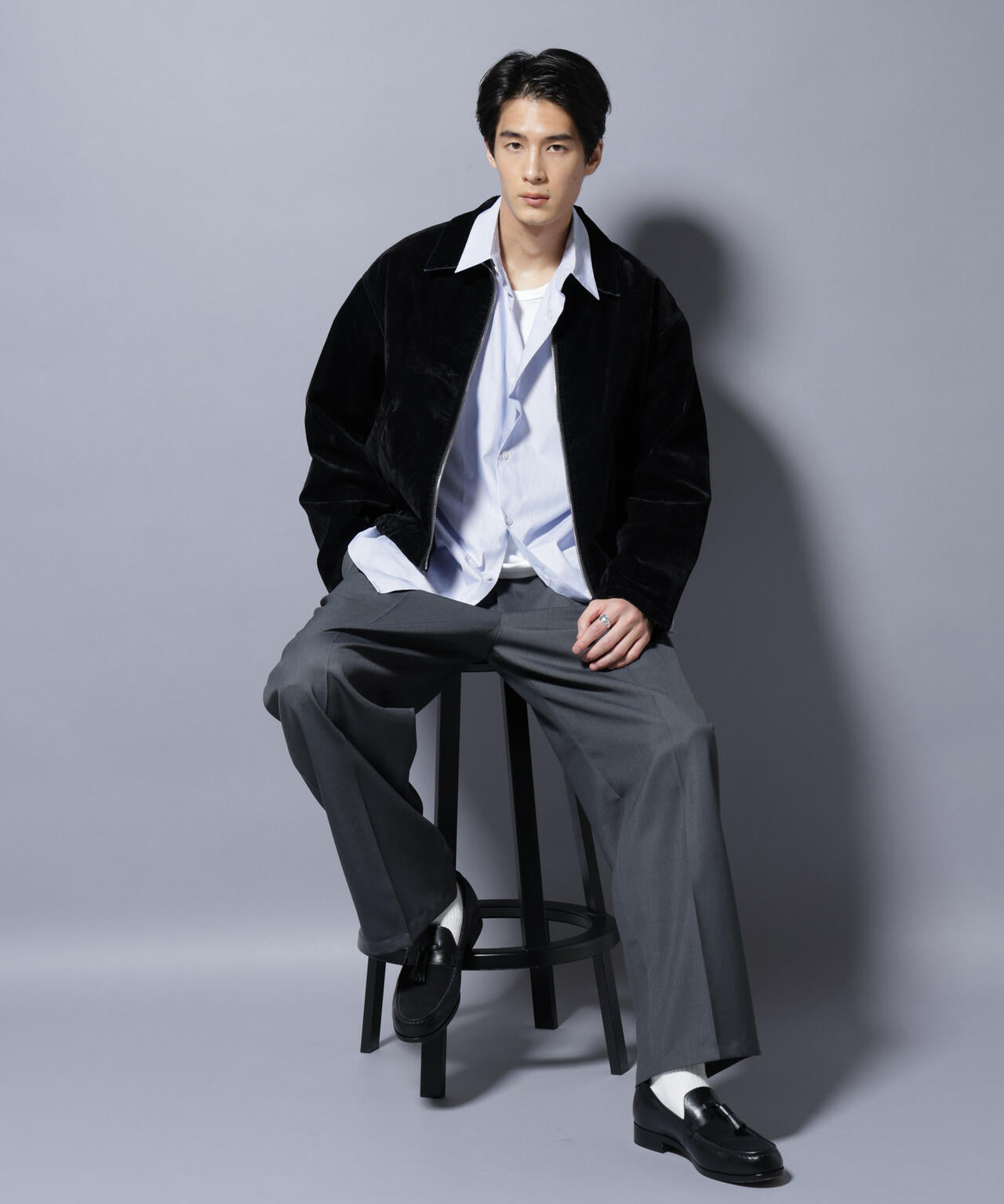 フロッキーデニム スポーツジャケット 6685212205