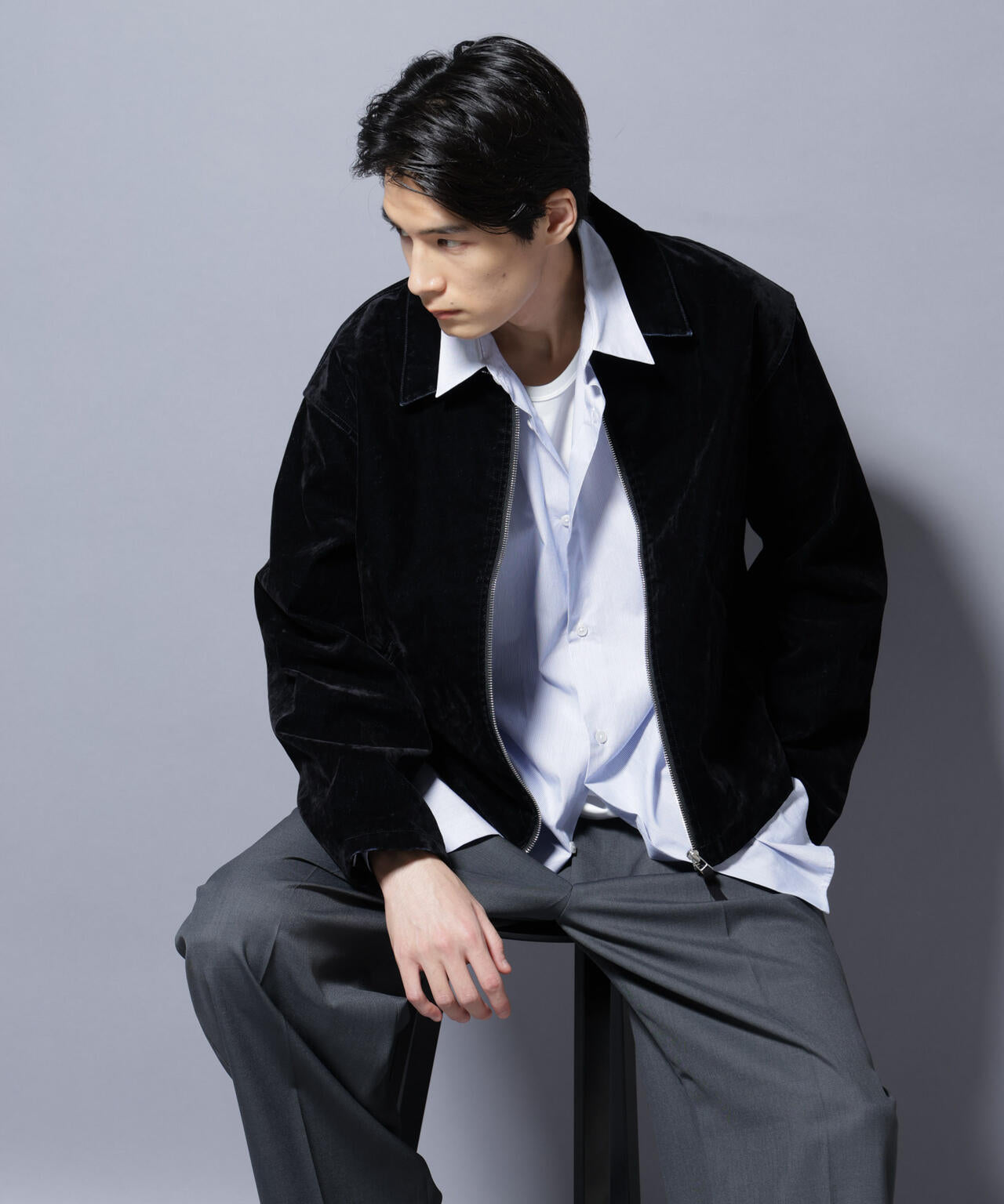 フロッキーデニム スポーツジャケット 6685212205