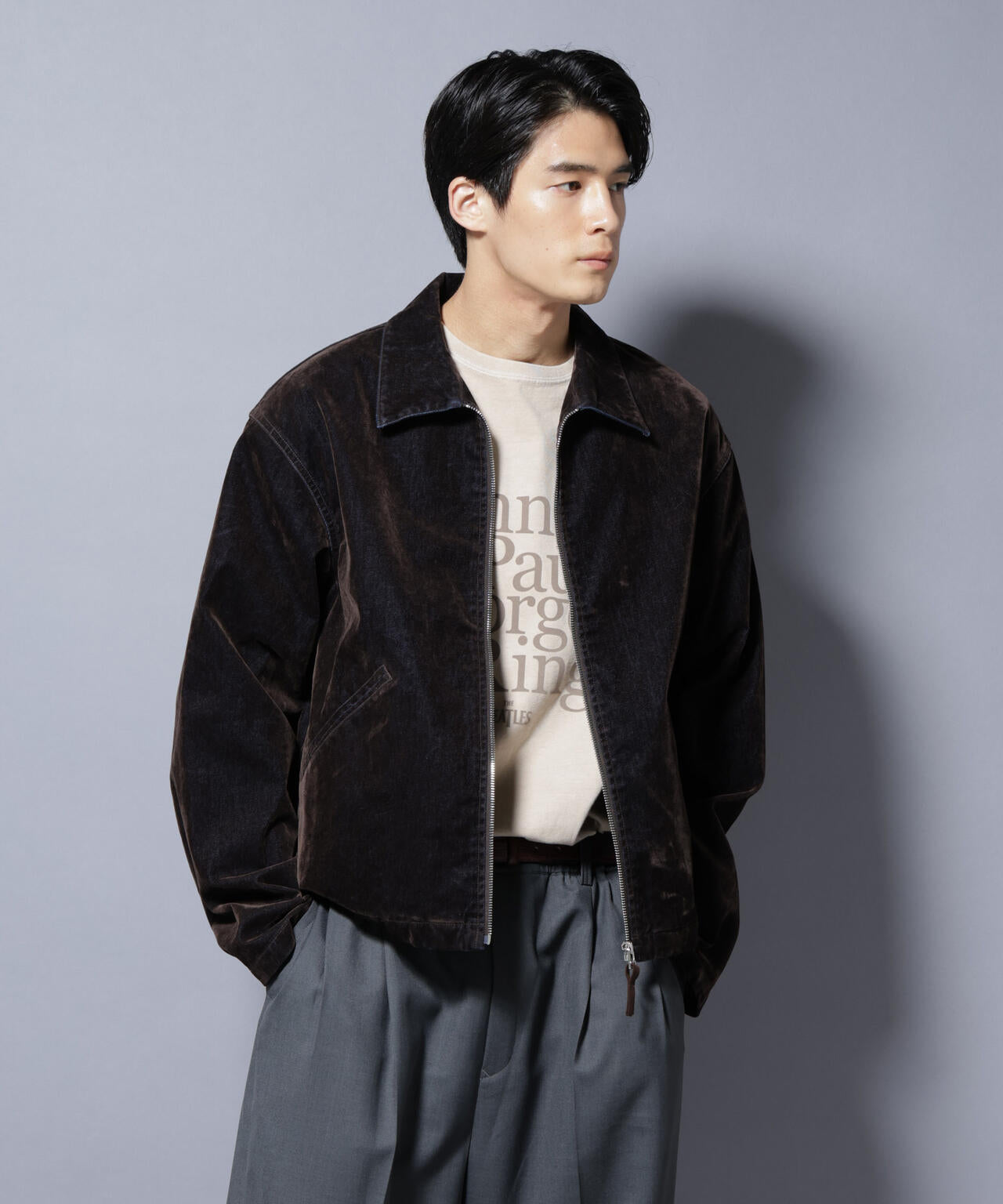 フロッキーデニム スポーツジャケット 6685212205