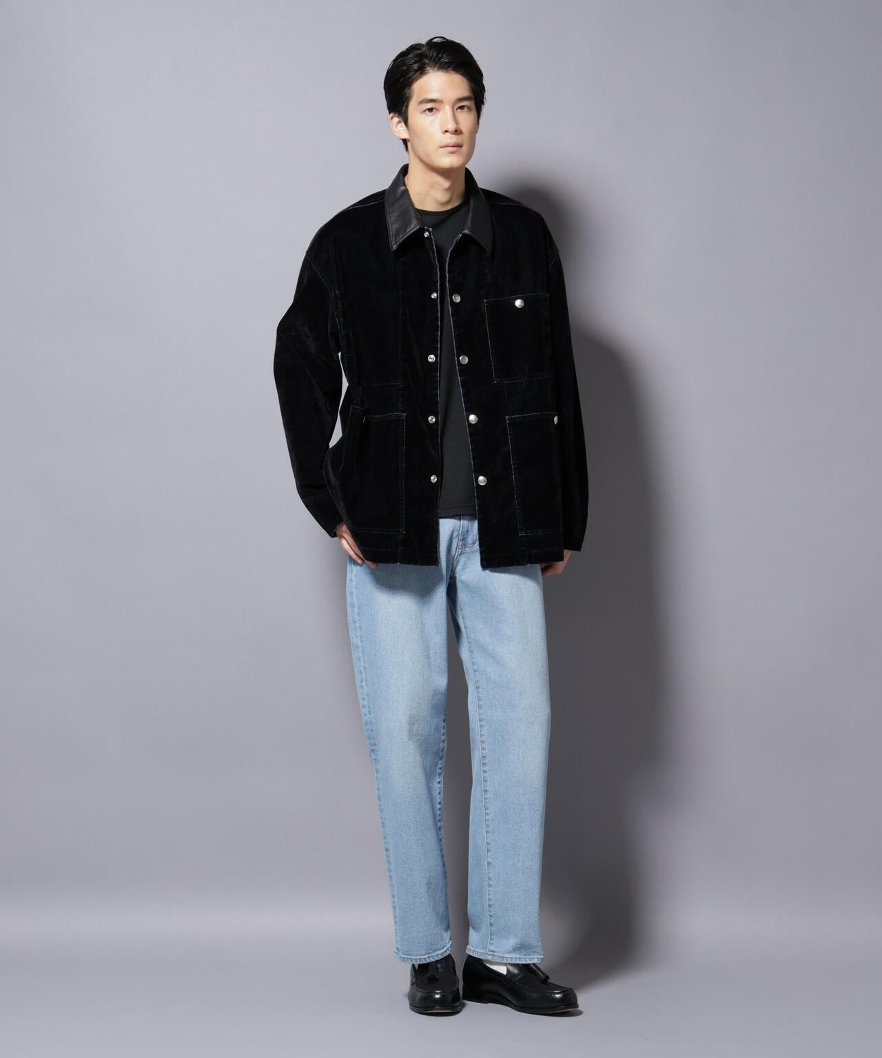 フロッキーデニム オーバージャケット 6685212206