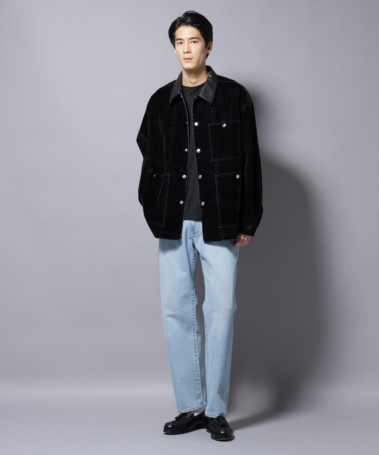 フロッキーデニム オーバージャケット 6685212206