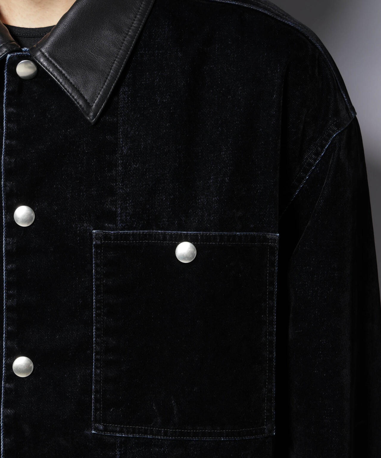 フロッキーデニム オーバージャケット 6685212206