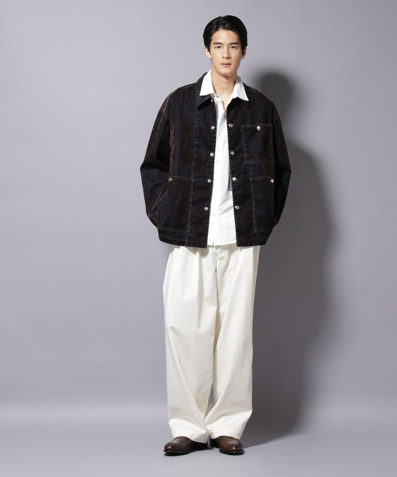 フロッキーデニム オーバージャケット 6685212206