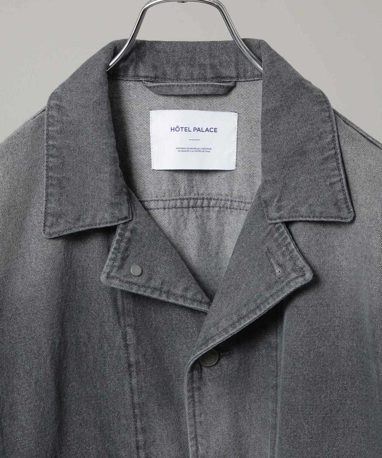 「HOTEL PALACE」 フェードデニムカバーオールジャケット 6685212211
