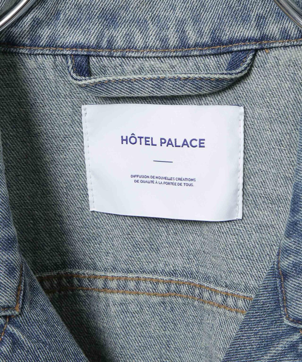 「HOTEL PALACE」 フェードデニムカバーオールジャケット 6685212211