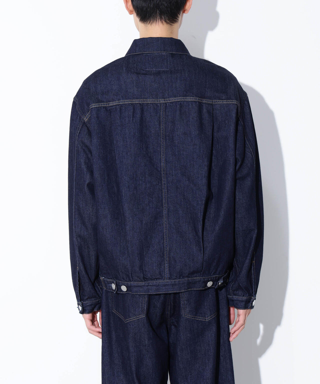 AUTHENコラボ SILKNIZED DENIM トラッカージャケット(セットアップ可) 6685212212