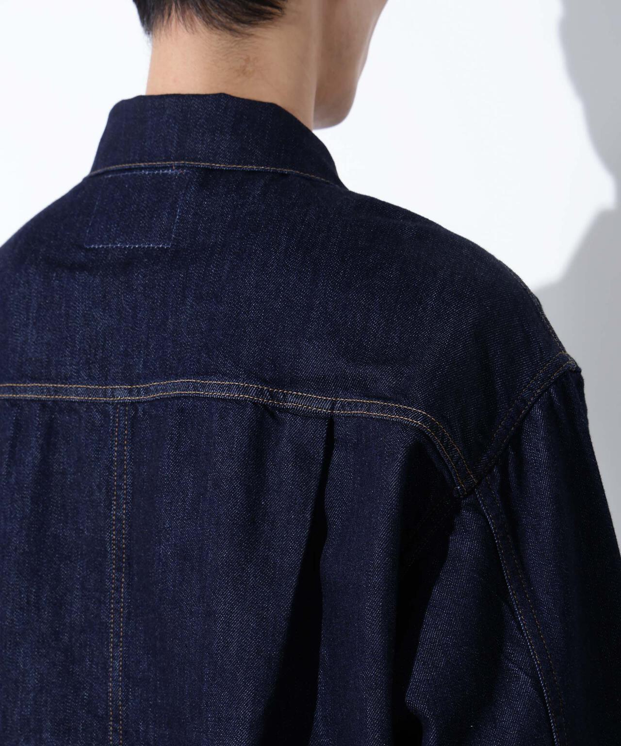 AUTHENコラボ SILKNIZED DENIM トラッカージャケット(セットアップ可) 6685212212