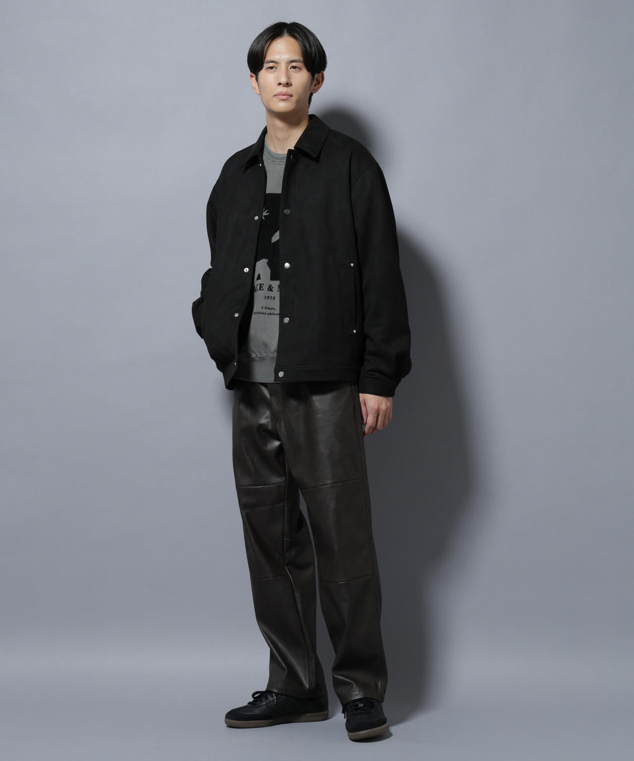 フェイクスエードシャツブルゾン 6685212213