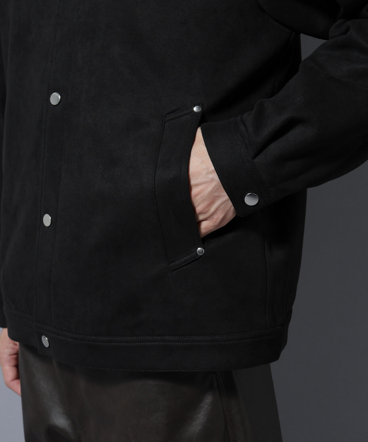 フェイクスエードシャツブルゾン 6685212213