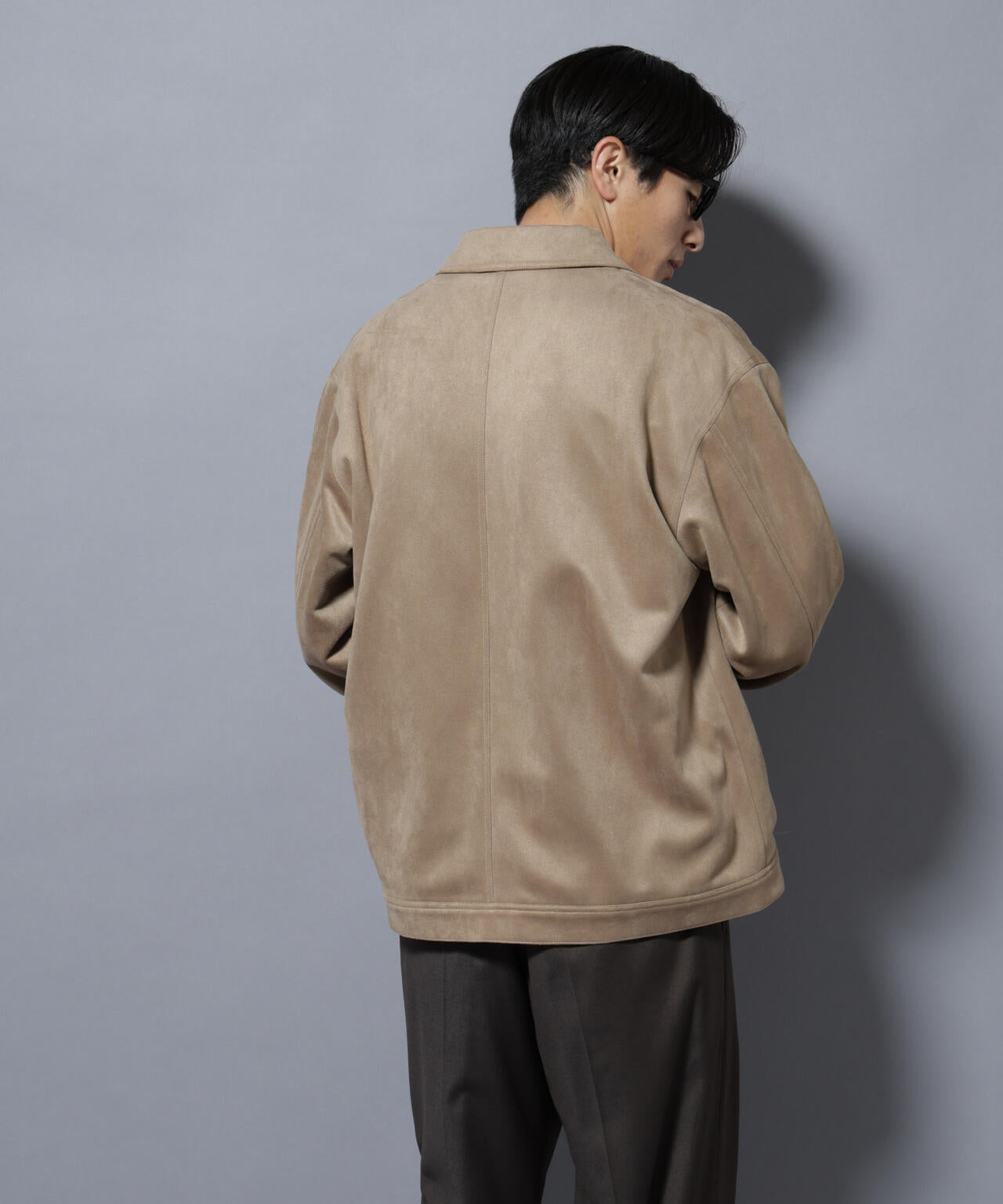 フェイクスエードシャツブルゾン 6685212213