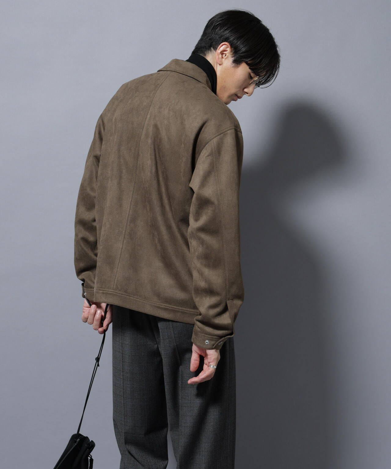 フェイクスエードシャツブルゾン 6685212213